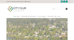 Desktop Screenshot of cityclubco.org