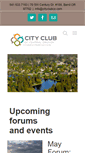 Mobile Screenshot of cityclubco.org