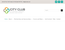 Tablet Screenshot of cityclubco.org